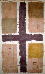 Oeuvre de Alex PASQUALINI: La marelle du jardin parfumé.