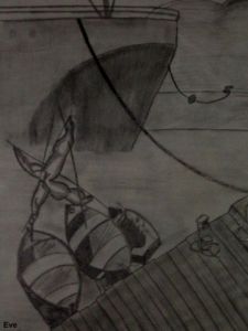 Dessin de Eve: Bateau