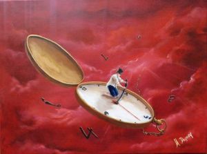 Peinture de MDuguay: prendre son temps