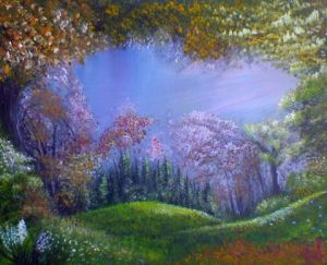 Peinture de thiefaine  jmarc: pour l'arrivée du printemp