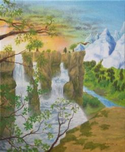 Peinture de christophe DAVID: paix salutaire