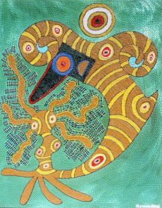 Peinture de Alexandre ABASSI:  A/AA/07