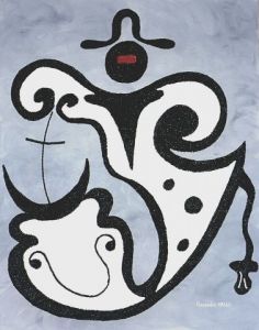 Peinture de Alexandre ABASSI: T-2/AA/17