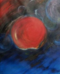 Peinture de Eliette Graf: Le marchant de bonheur