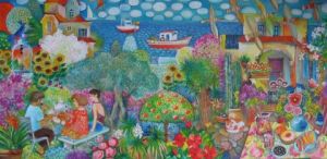 Peinture de OXANA ZAIKA: Des beaux jours