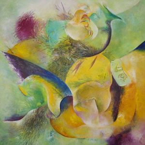 Peinture de Gadea Susie : La naissance de la non-temps