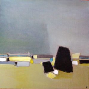 Peinture de veronique fabre lehalle: le calme après la tempète