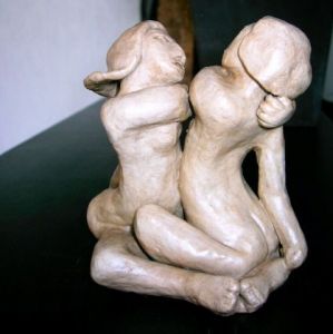 Sculpture de VIVAL33: Etres à lier