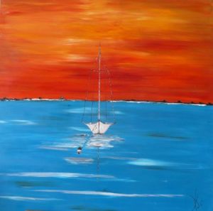 Peinture de PLUME NATHALIE MAISONNEUVE: Méditation