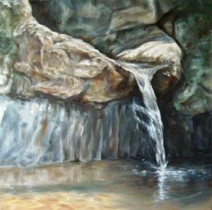 Oeuvre de Chantal Eberle: Le bénitier 