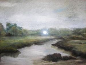 Oeuvre de Chantal Eberle: Crachin breton 