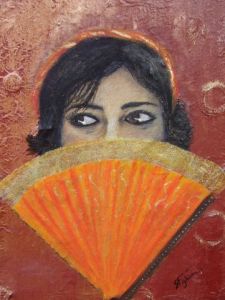 Peinture de Sabine Fighiera: Espagnole