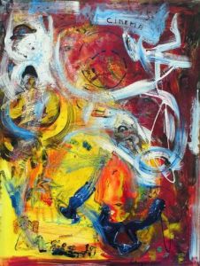 Peinture de OD' ILE : cinéma cinéma