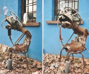 Sculpture de art2pir: PENSEUR