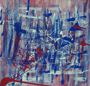 Peinture de Valentine: Bleu Pink