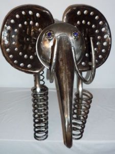 Sculpture de Roland GOURDON: Eléphanteau