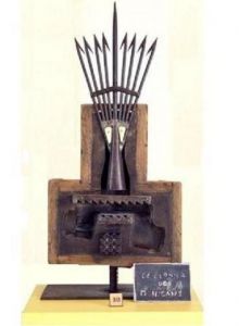 Sculpture de Daniel Barre: le dernier des mohicans