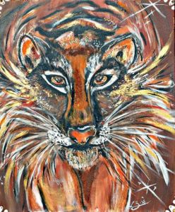 Peinture de Ludivine Bignolas: Instinct Victorieux