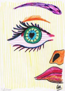 Peinture de CGOA: MAQUILLAGE