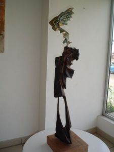 Sculpture de Remy Mongo-Etsion: grande parade