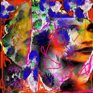 Peinture de Laurence SAVELLI: Jardin d'Eden 2