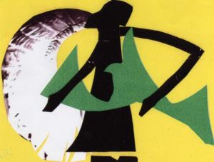 Collage de Mochir Eliacine: lente marche sacree pour l'aAfrique