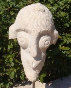 Sculpture de coeur de pierre: le monde de Freud