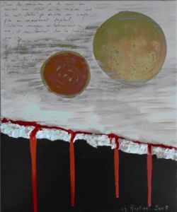 Peinture de Christine Rospide: Dechirure 2