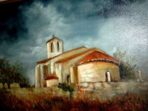 Peinture de Suzanne ACCARIES: Près de Ntre Dame de Londres (34)