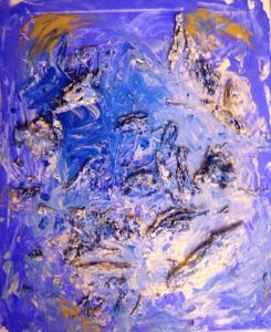 Peinture de Geritzen: Caviar, champagne...et  bougies!