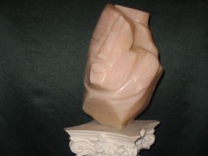 Sculpture de Ghyslaine C L G: Visage brisé