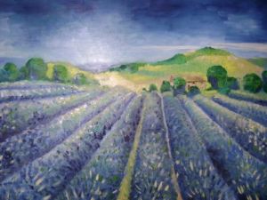 Peinture de Art'axet carole: lavande