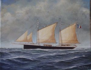 Peinture de pascal pautet: deux mats