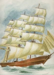 Oeuvre de Sylvie CHENET: Vers les Indes