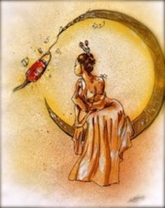 Peinture de chikyta: kunie kuniko