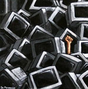 Peinture de Djoz: écran total