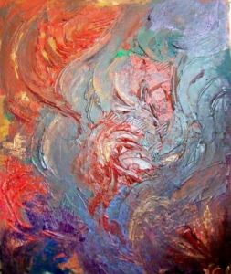 Peinture de JACQUELINE SARAH UZAN: FOURNAISE