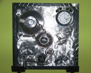 Sculpture de jose cabanelas: Le Sablier