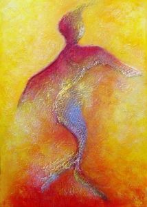 Peinture de MIJA: Je cherche l'équilibre