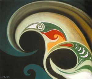 Dessin de Caco Dian: sitting bird