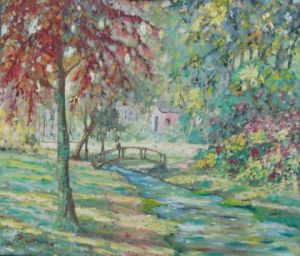 Peinture de Andre Rosiere: Un petit ruisseau
