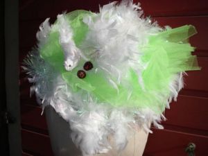 Art_textile de luna kami: chapeau