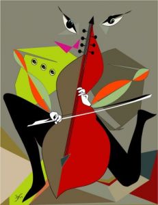 Peinture de soffya: Marwin, violeur de gambe