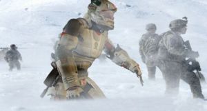 Art_numerique de desrosiers: Froid Désert Blanc