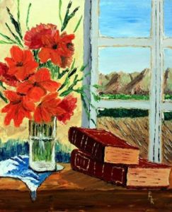 Peinture de Pierre MARTIN: Après-midi de lecture