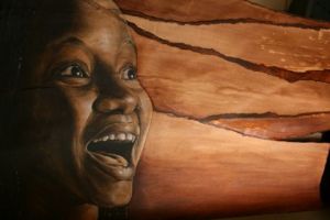 Dessin de Melanie: rire sénégalais