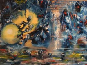 Oeuvre de potorose: decrocher la lune