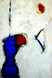 Peinture de mohamed rachidi: sans