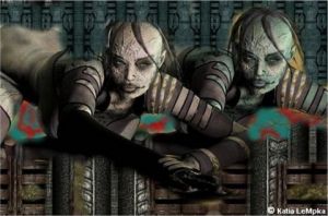 Art_numerique de Katia Lempka: Aliens