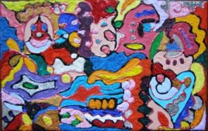 Peinture de Bleuclaire: True friends